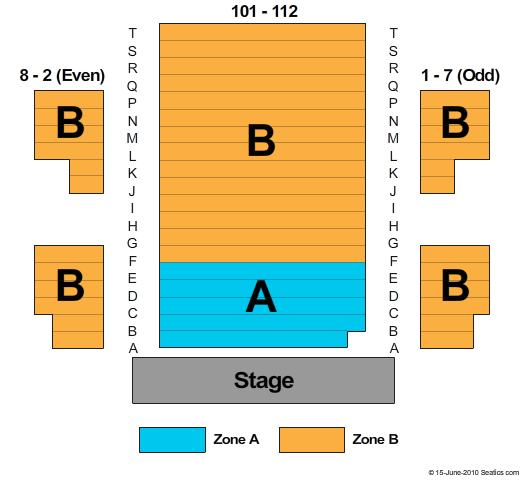 Westside Theatre Upstairs Seating Chart